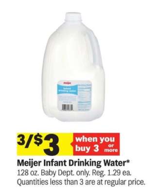 Meijer Infant Drinking Water*
