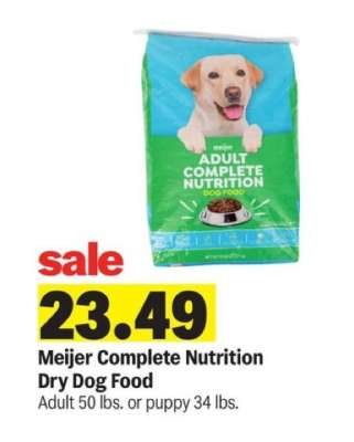 Meijer Complete Nutrition Dry Dog Food