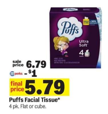 Puffs Facial Tissue*