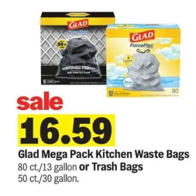 Glad Mega Pack Kitchen Waste Bags