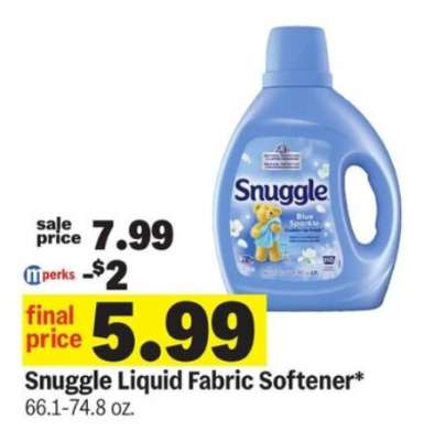 Snuggle Liquid Fabric Softener