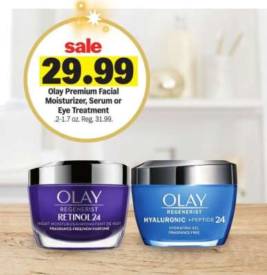 Olay Premium Facial Moisturizer, Serum or Eye Treatment