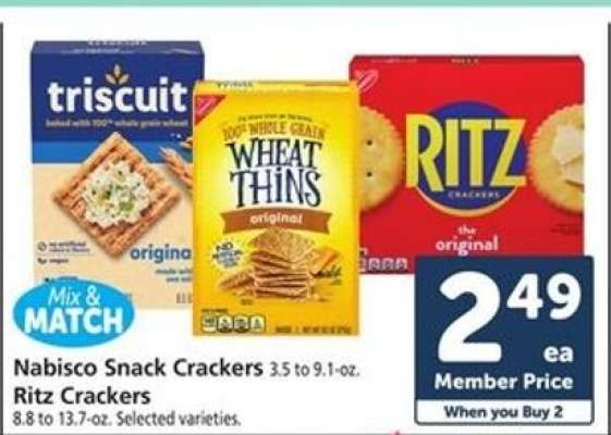 Nabisco Snack Crackers