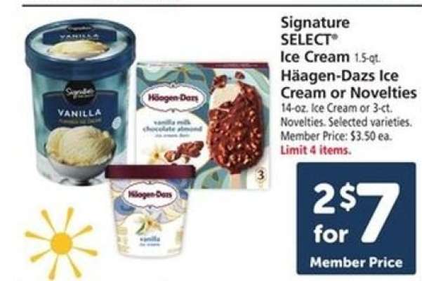 Signature SELECT Ice Cream & Häagen-Dazs Ice Cream or Novelties