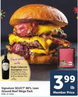 Signature SELECT 80% Lean Ground Beef Mega Pack