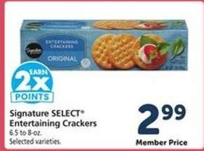 Signature SELECT Entertaining Crackers
