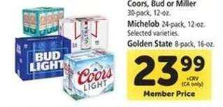Coors, Bud or Miller