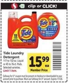 Tide Laundry Detergent