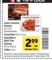 Lean Cuisine Entrée