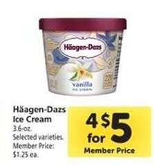 Häagen Dazs Ice Cream