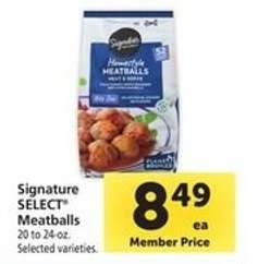 Signature Select Meatballs