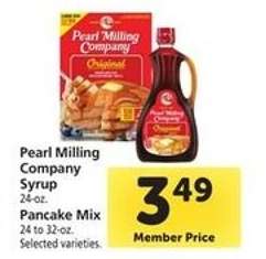 Pearl Milling Company Syrup & Pancake Mix