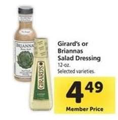 Girard's or Briannas Salad Dressing