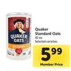 Quaker Standard Oats