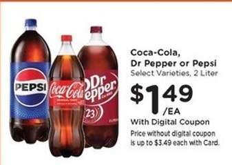 Coca-Cola, Dr Pepper or Pepsi