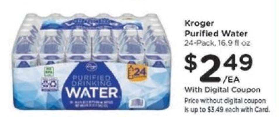 Kroger Purified Water