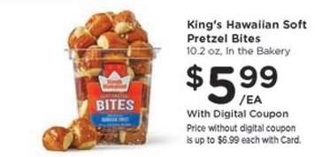 King's Hawaiian Soft Pretzel Bites