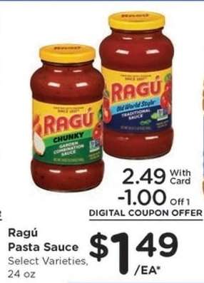 Ragú Pasta Sauce