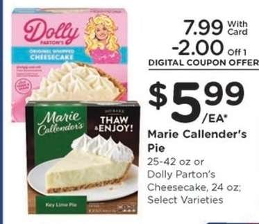 Marie Callender's Pie