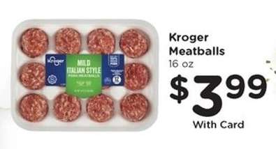 Kroger Meatballs