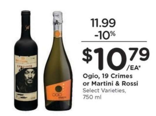 Ogio, 19 Crimes or Martini & Rossi