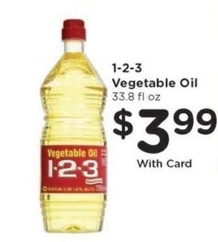 1-2-3 Vegetable Oil