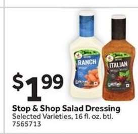 Stop & Shop Salad Dressing