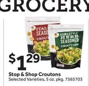 Stop & Shop Croutons
