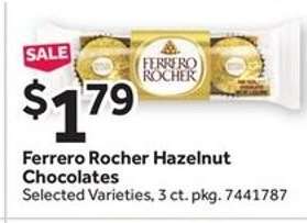 Ferrero Rocher Hazelnut Chocolates