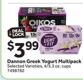 Dannon Greek Yogurt Multipack