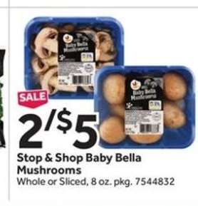 Stop & Shop Baby Bella Mushrooms