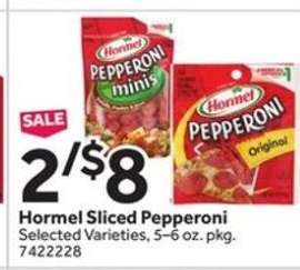 Hormel Sliced Pepperoni*