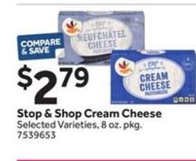 Stop & Shop Cream Cheese