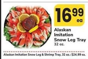 Alaskan Imitation Snow Leg Tray