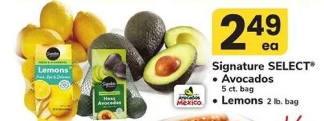 Signature SELECT Avocados and Lemons