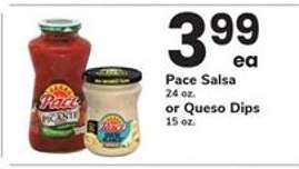 Pace Salsa or Queso Dips