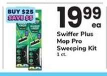Swiffer Plus Mop Pro Sweeping Kit