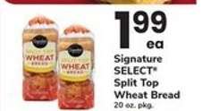 Signature SELECT Split Top Wheat Bread