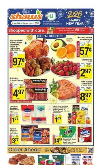 Shaw’s Flyer - 12/26/2025 - 01/01/2026.