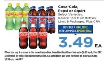 Coca-Cola, Pepsi or Squirt