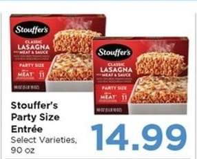 Stouffer's Party Size Entree
