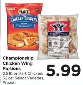 Championship Chicken Wing Portions