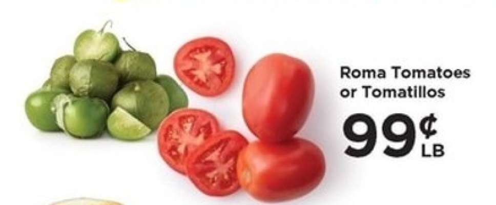 Roma Tomatoes or Tomatillos