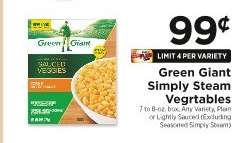 Green Giant Simply Steam Vegetables