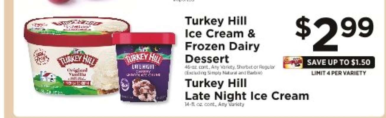 Turkey Hill Ice Cream & Frozen Dairy Dessert