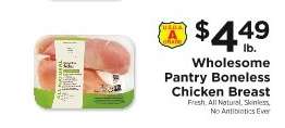 Wholesome Pantry Boneless Chicken Breast