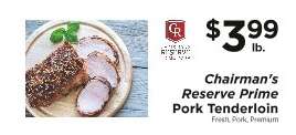 Chairman's Reserve Prime Pork Tenderloin