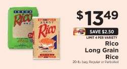 Rico Long Grain Rice