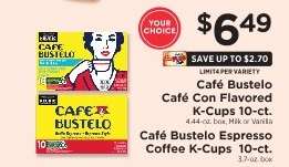 CAFÉ BUSTELO K-CUPS