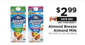 Almond Breeze Almond Milk